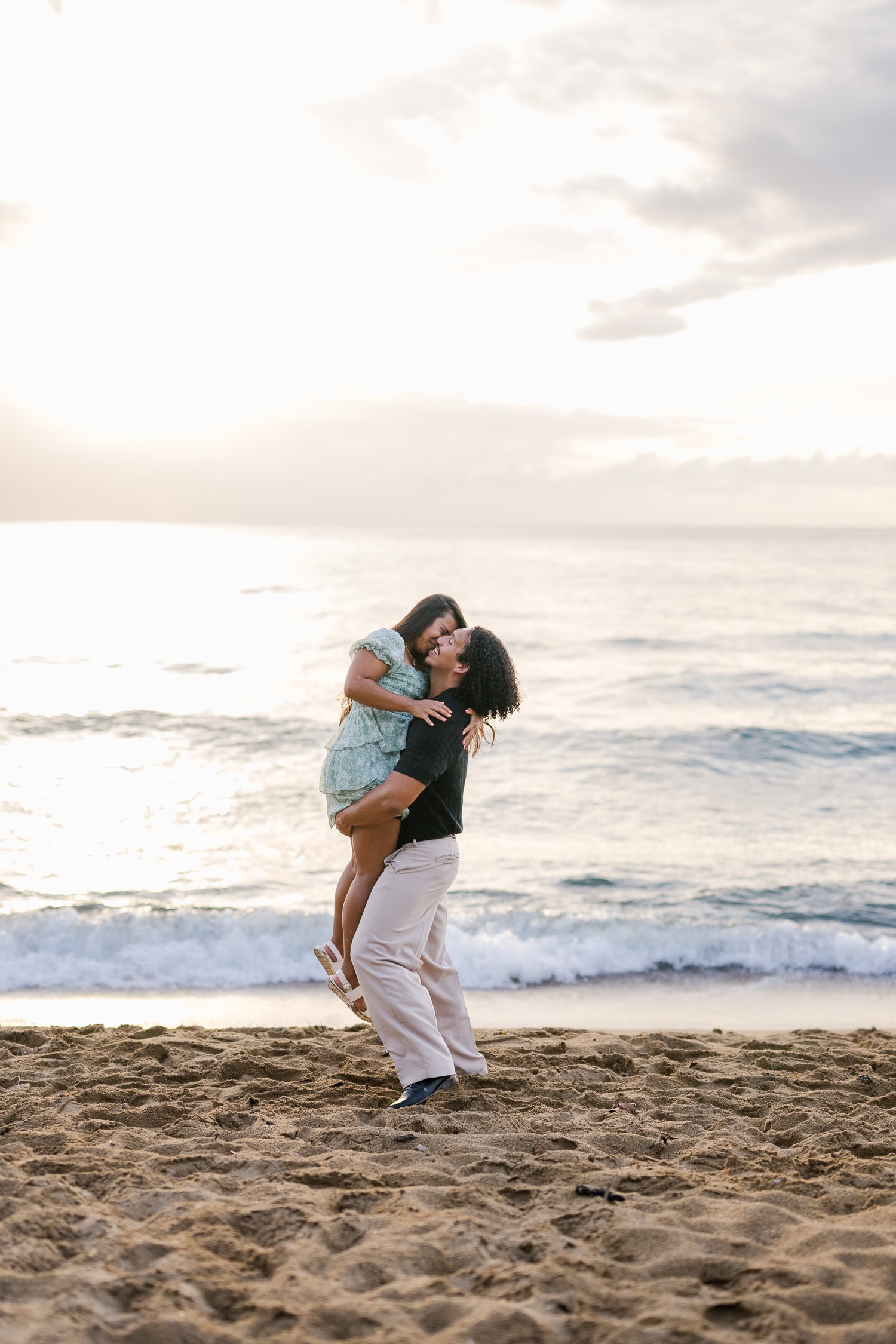 beach wedding proposal photography in aguadilla and rincon puerto rico