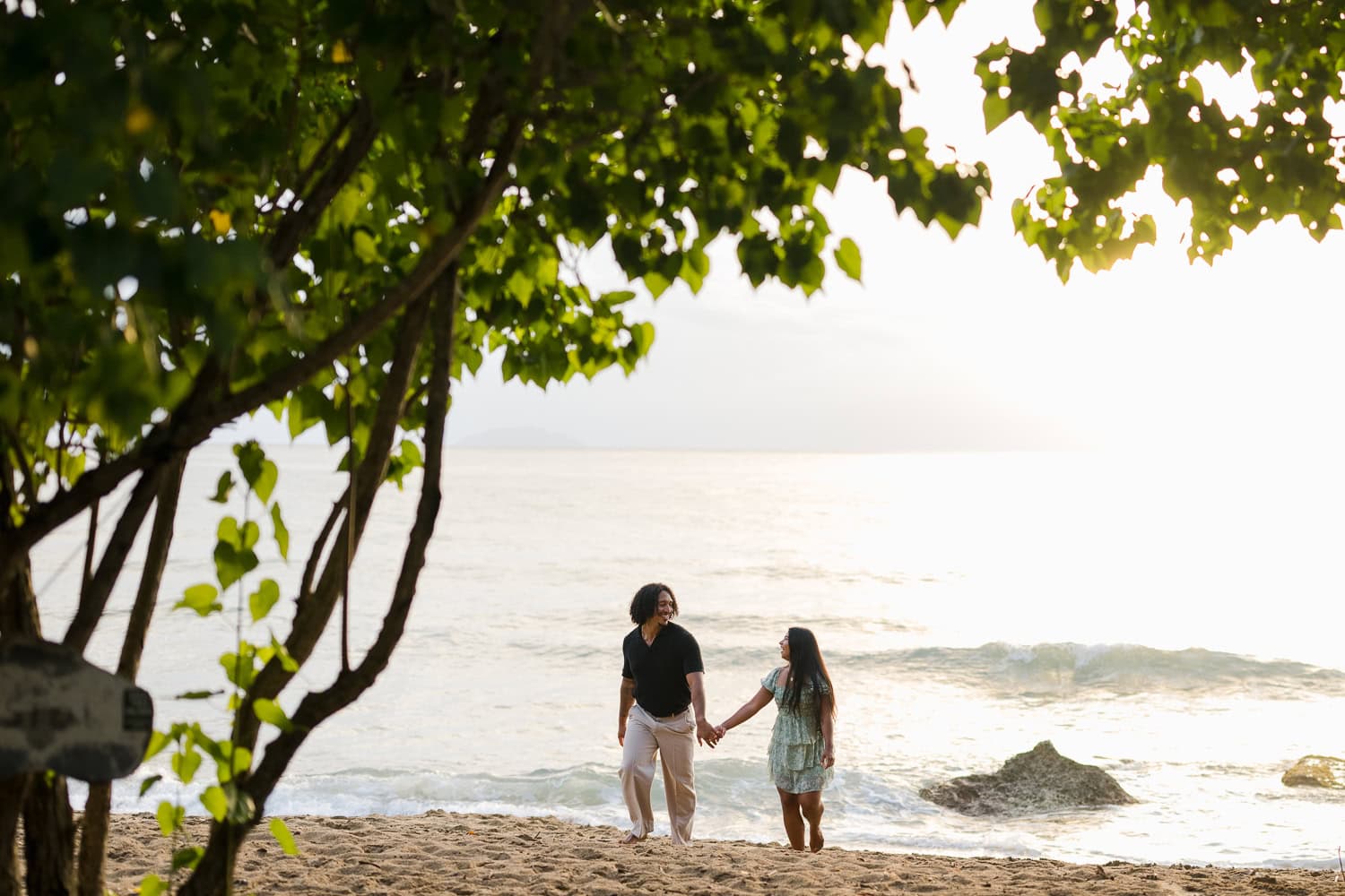 beach wedding proposal photography in aguadilla and rincon puerto rico