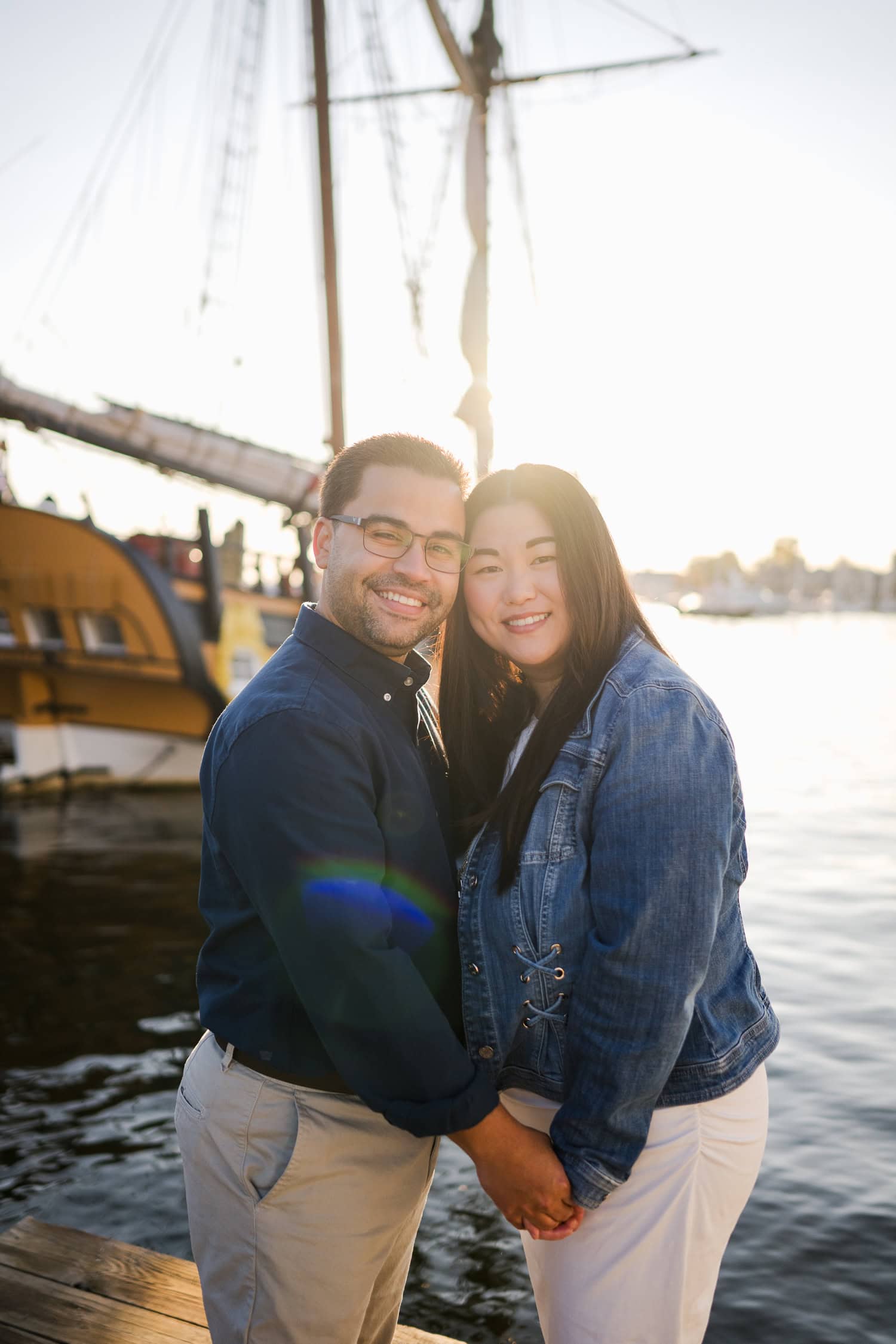 Engagement Photos in Historic Downtown Annapolis, Maryland