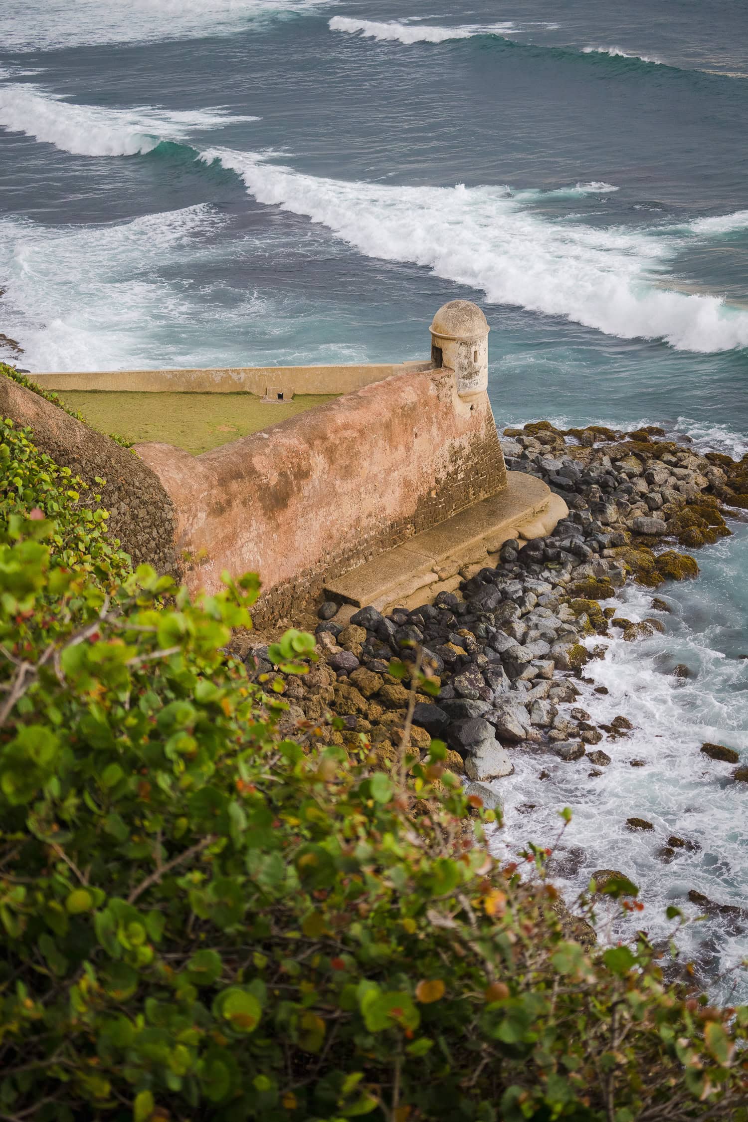 Garita at Castillo de San Cristobal in Old San Juan Puerto Rico