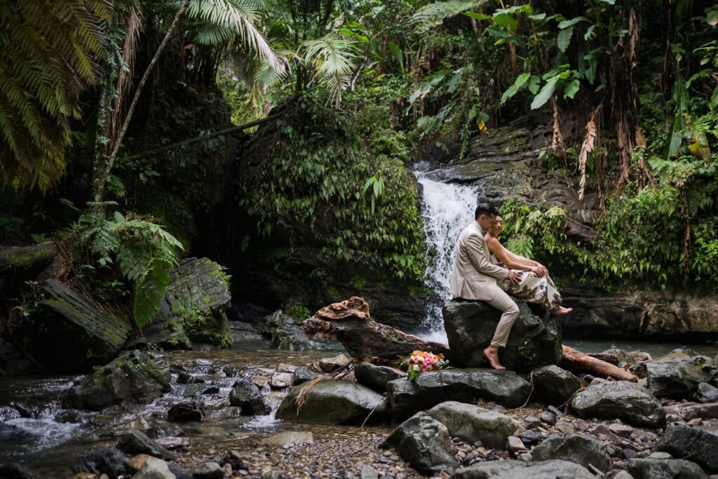 rainforest wedding photographer puerto rico el yunque national forest elopement photography