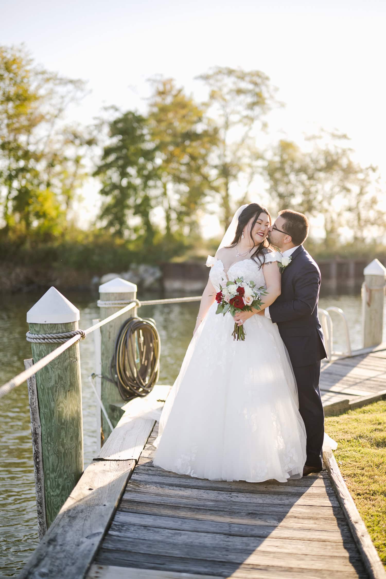 silver swan bayside wedding photography in stevensville maryland