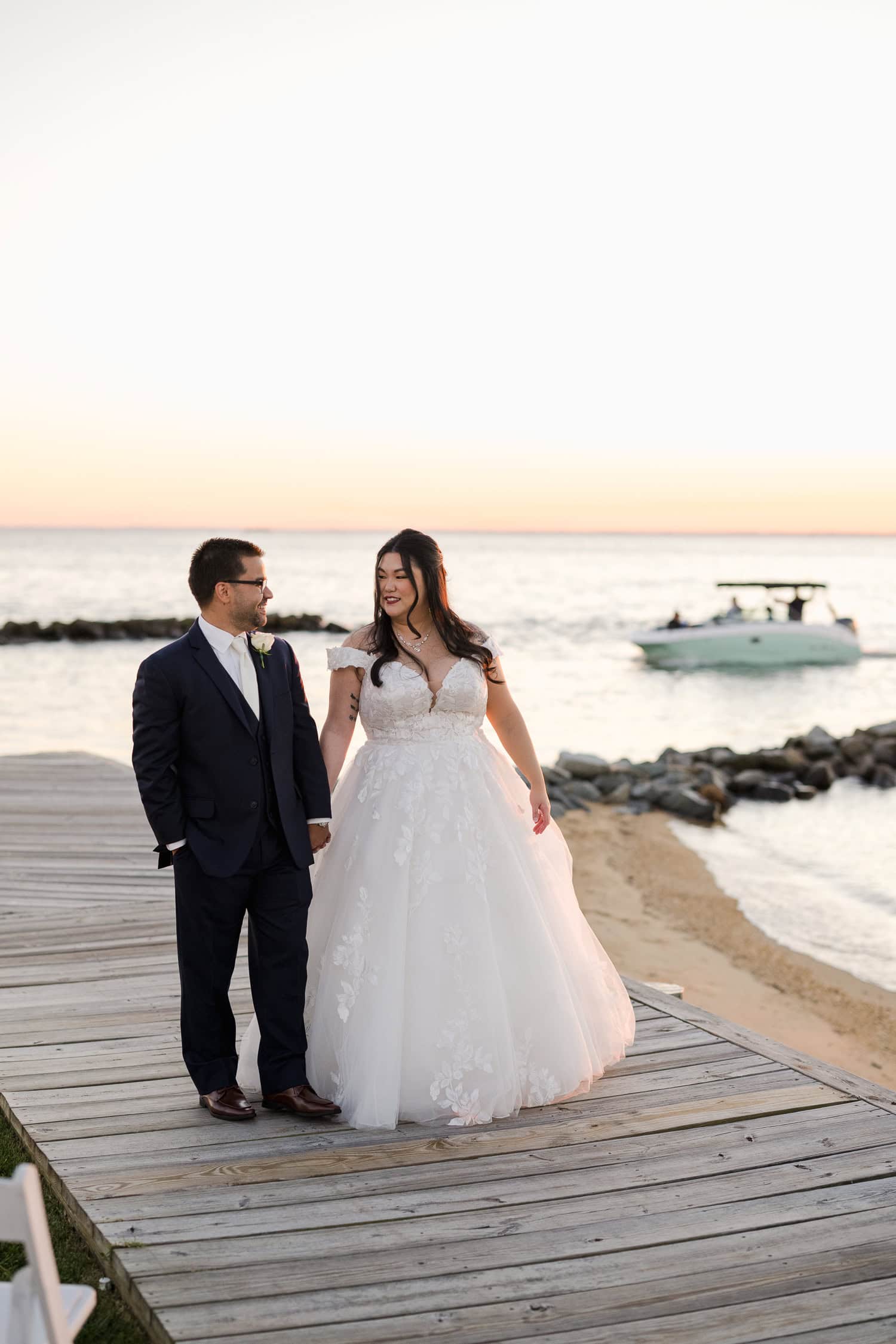 silver swan bayside wedding photography in stevensville maryland