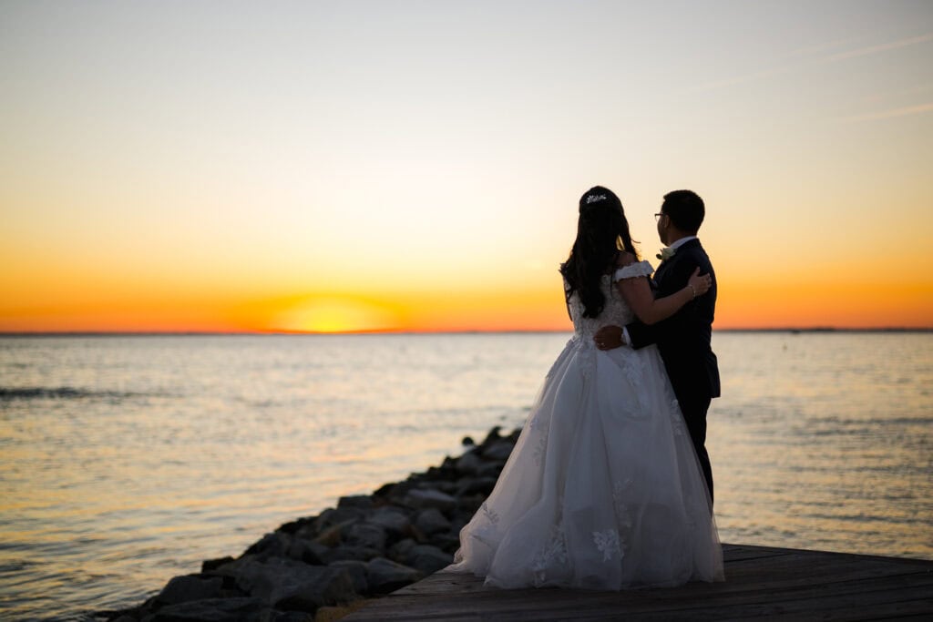 silver swan bayside wedding photography in stevensville maryland