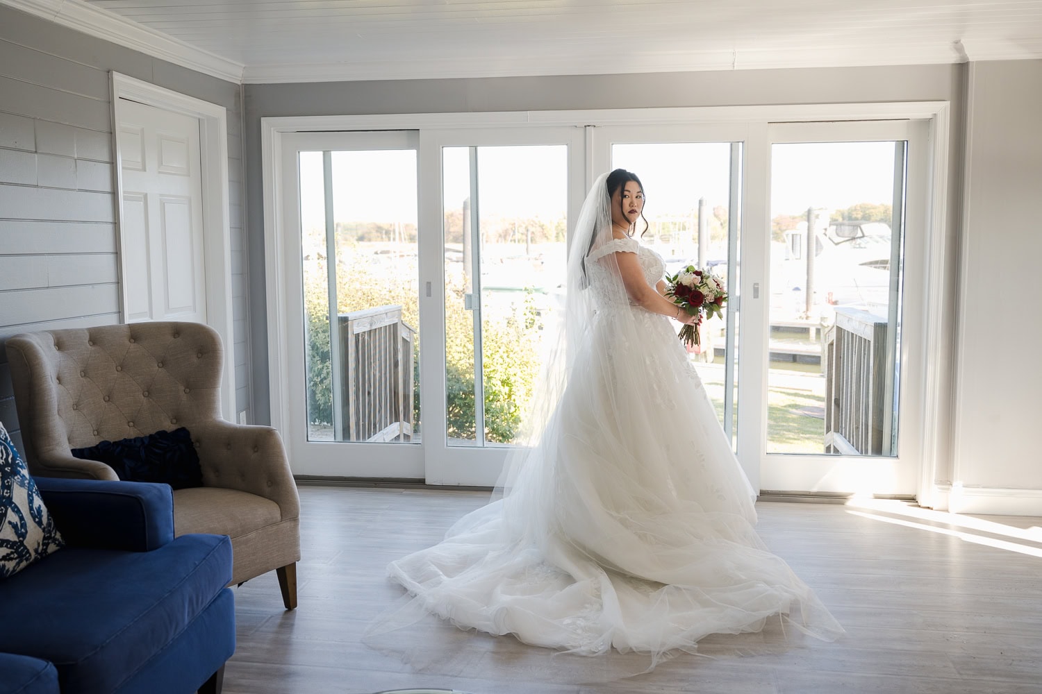 silver swan bayside wedding photography in stevensville maryland