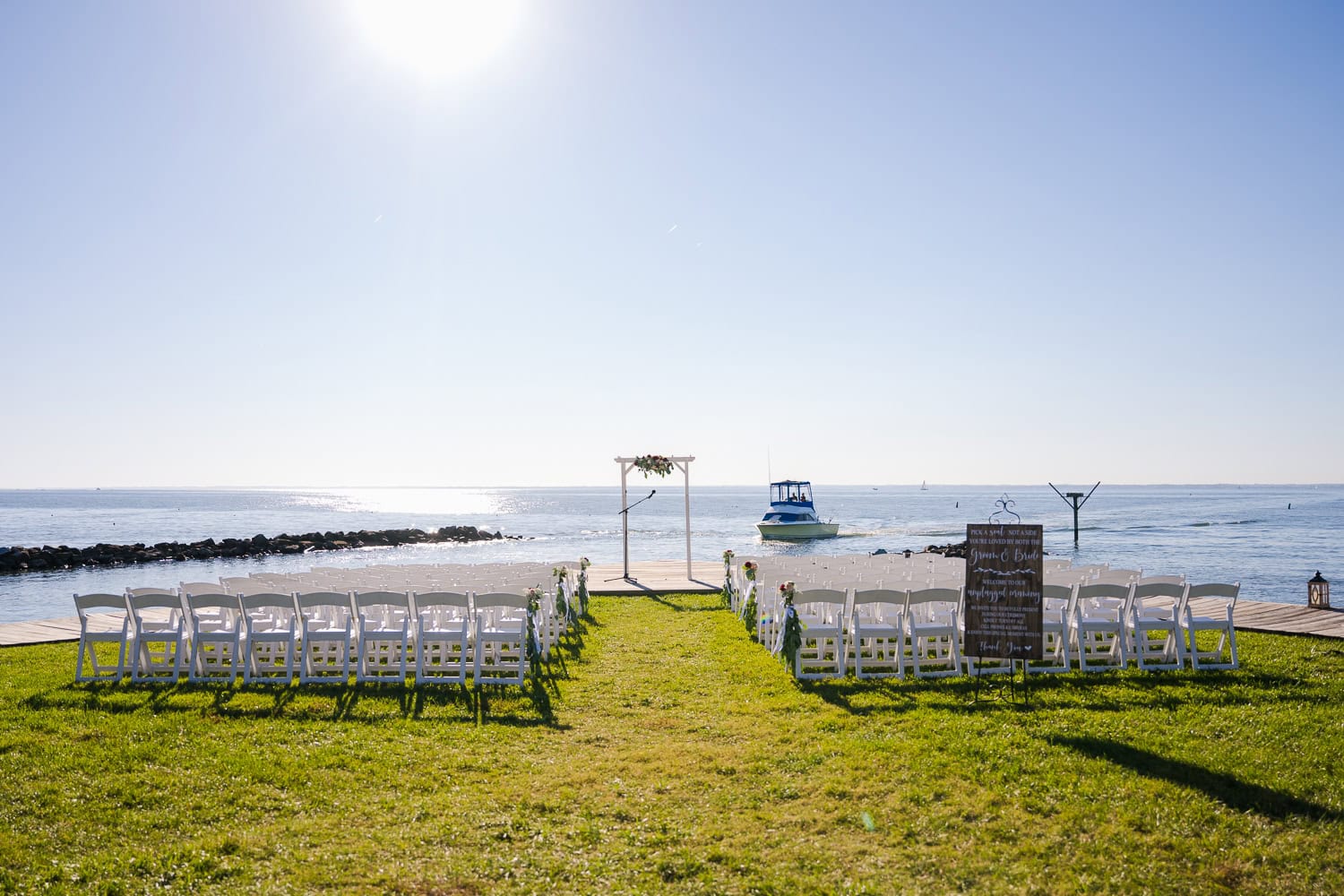 silver swan bayside wedding photography in stevensville maryland