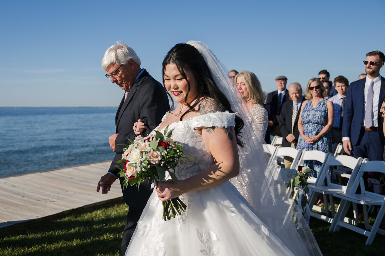 silver swan bayside wedding photography in stevensville maryland