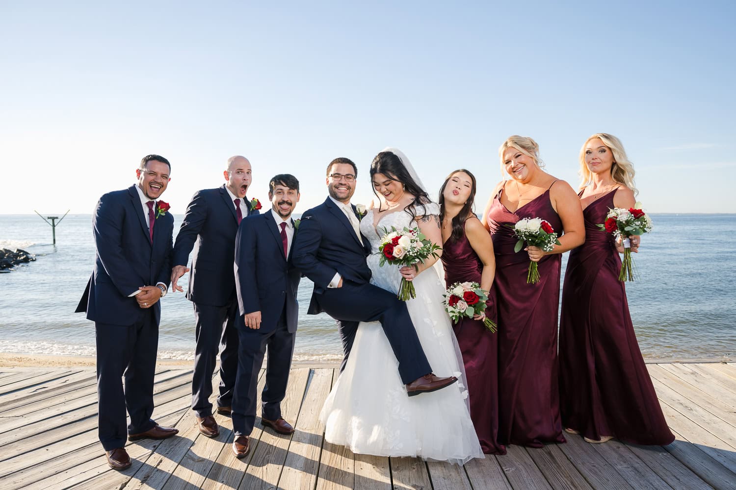 silver swan bayside wedding photography in stevensville maryland