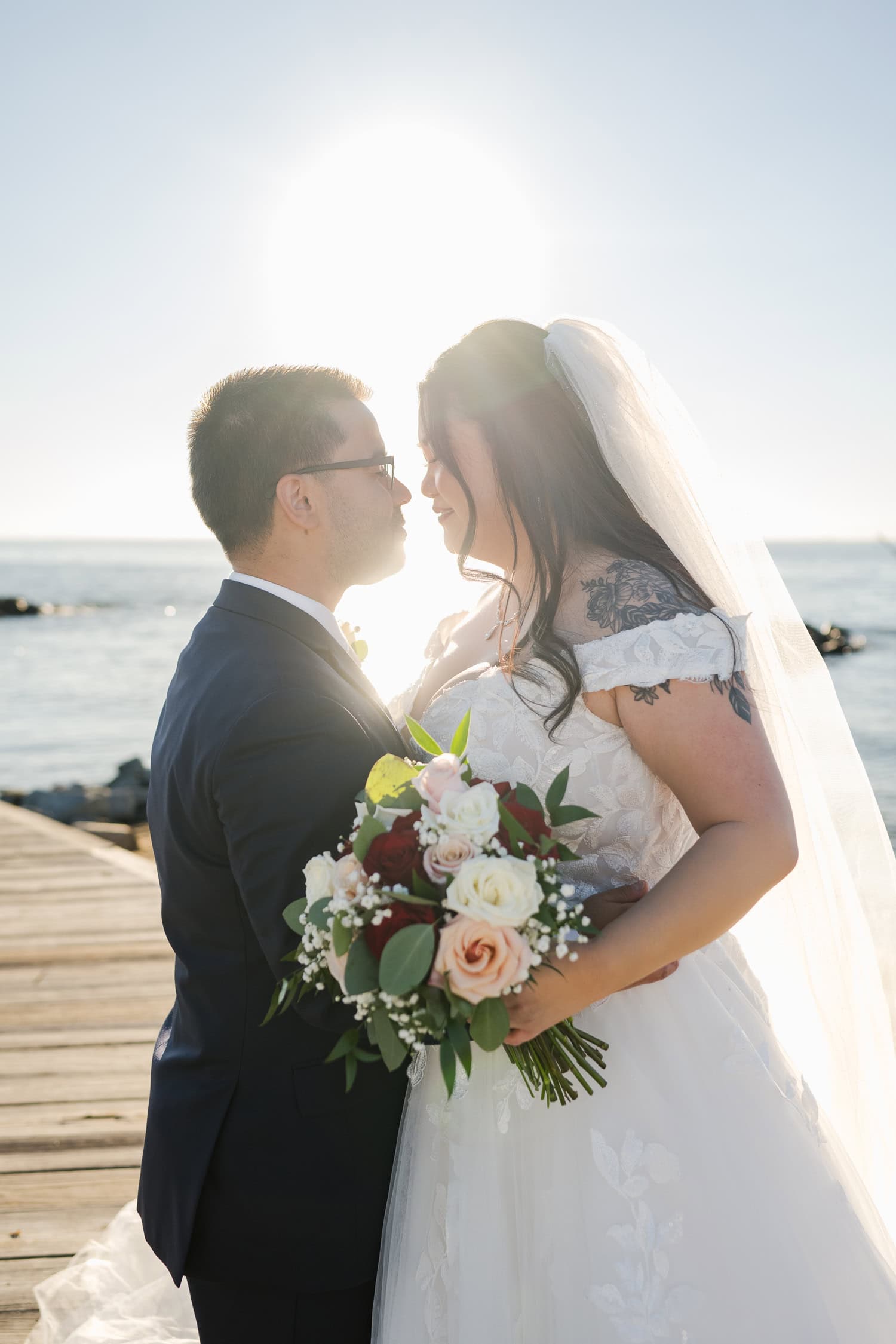 silver swan bayside wedding photography in stevensville maryland