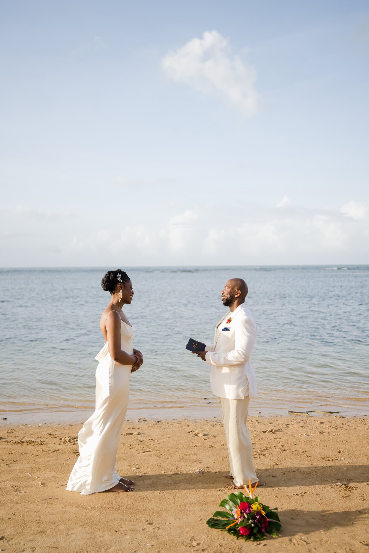 punta bandera beach vow renewal in luquillo puerto rico elopement photography