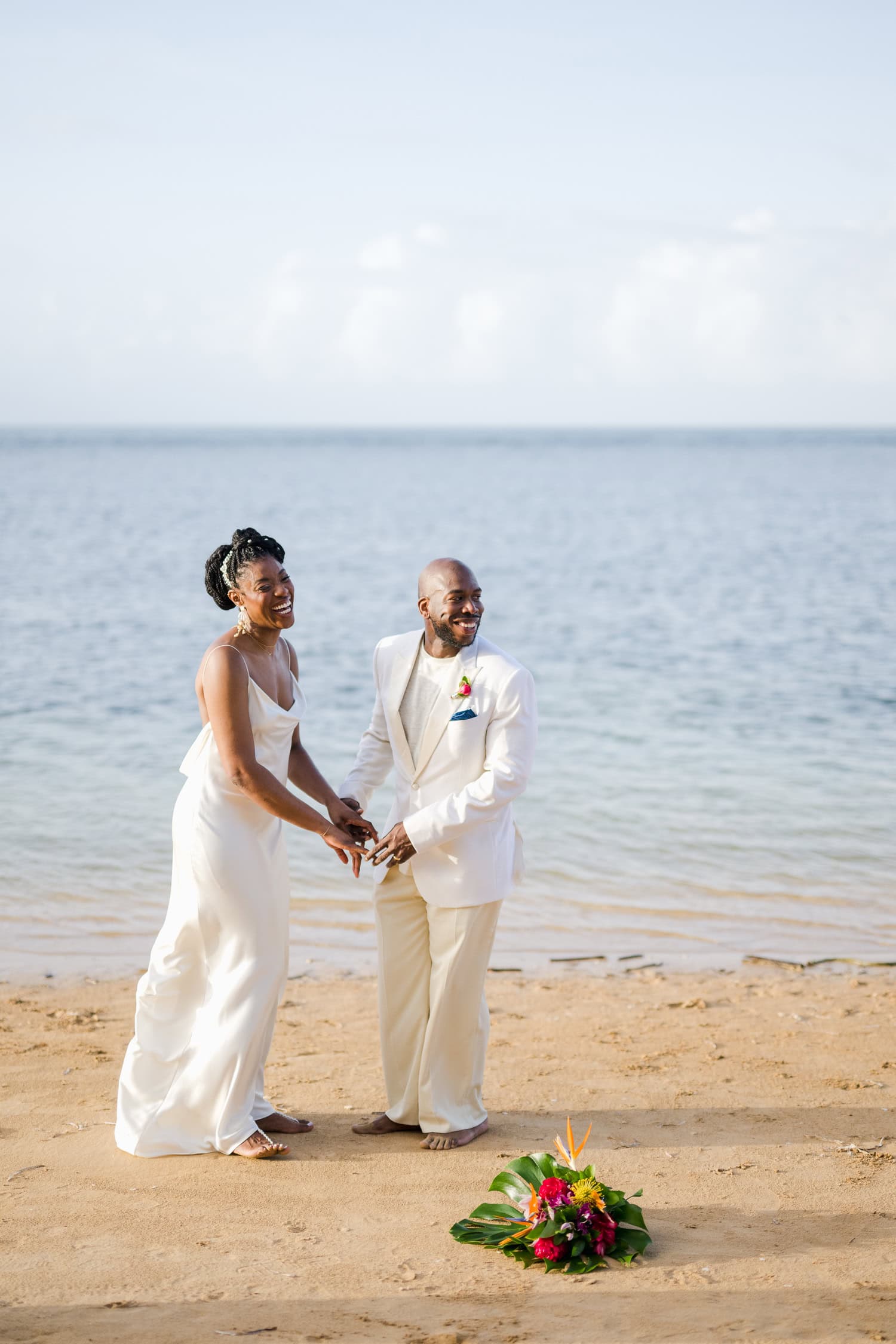 punta bandera beach vow renewal in luquillo puerto rico elopement photography