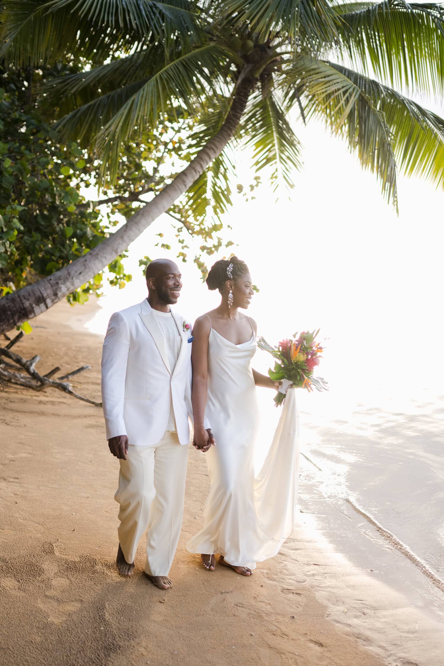 punta bandera beach vow renewal in luquillo puerto rico elopement photography