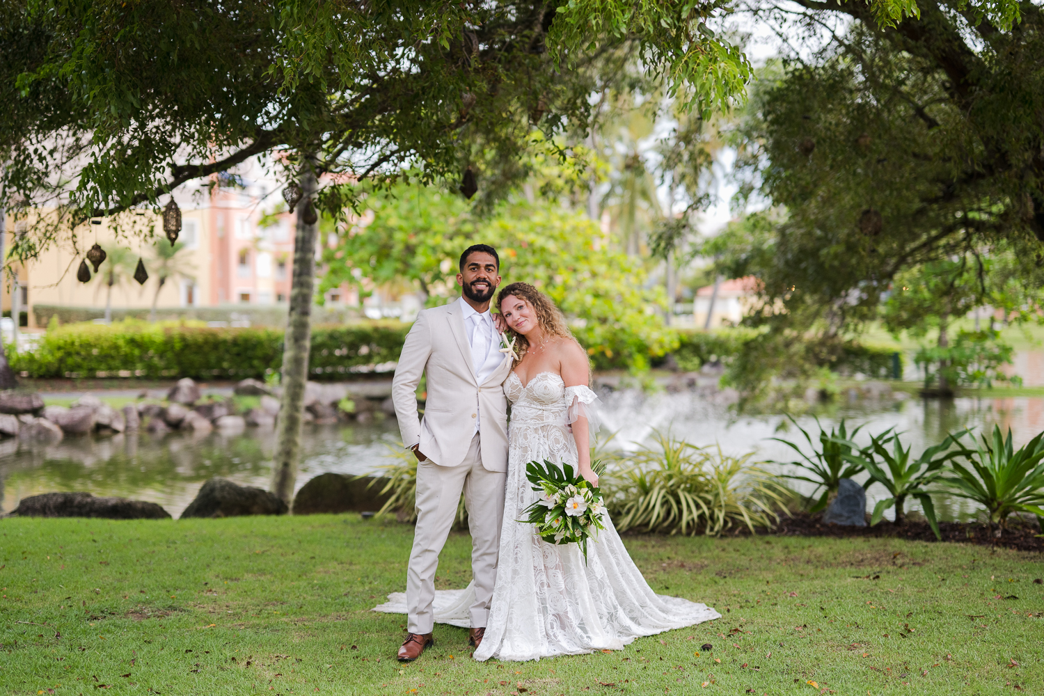 wedding photography at Wyndham Palmas Beach and Golf Resort, Humacao Puerto Rico