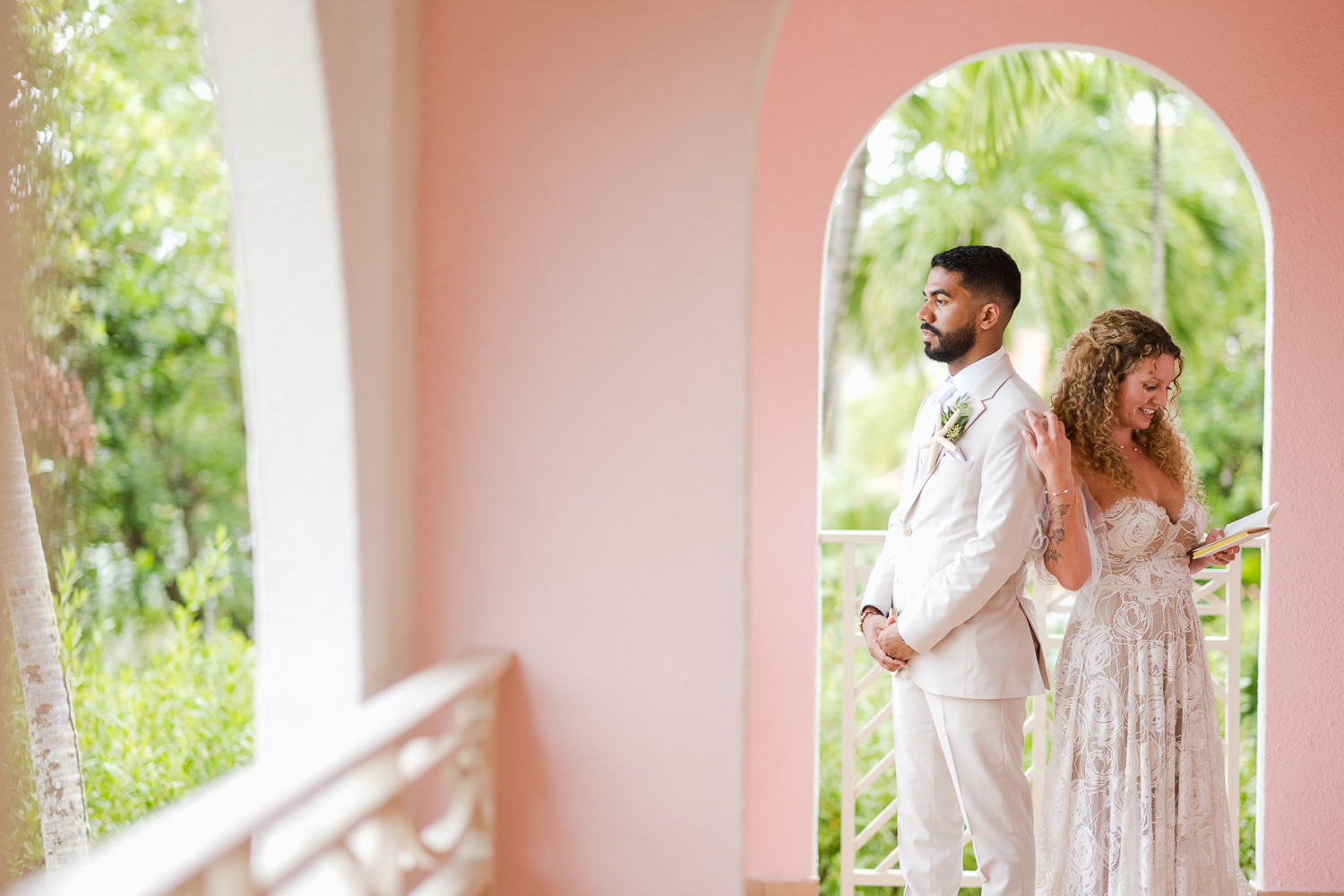 wedding photography at Wyndham Palmas Beach and Golf Resort, Humacao Puerto Rico