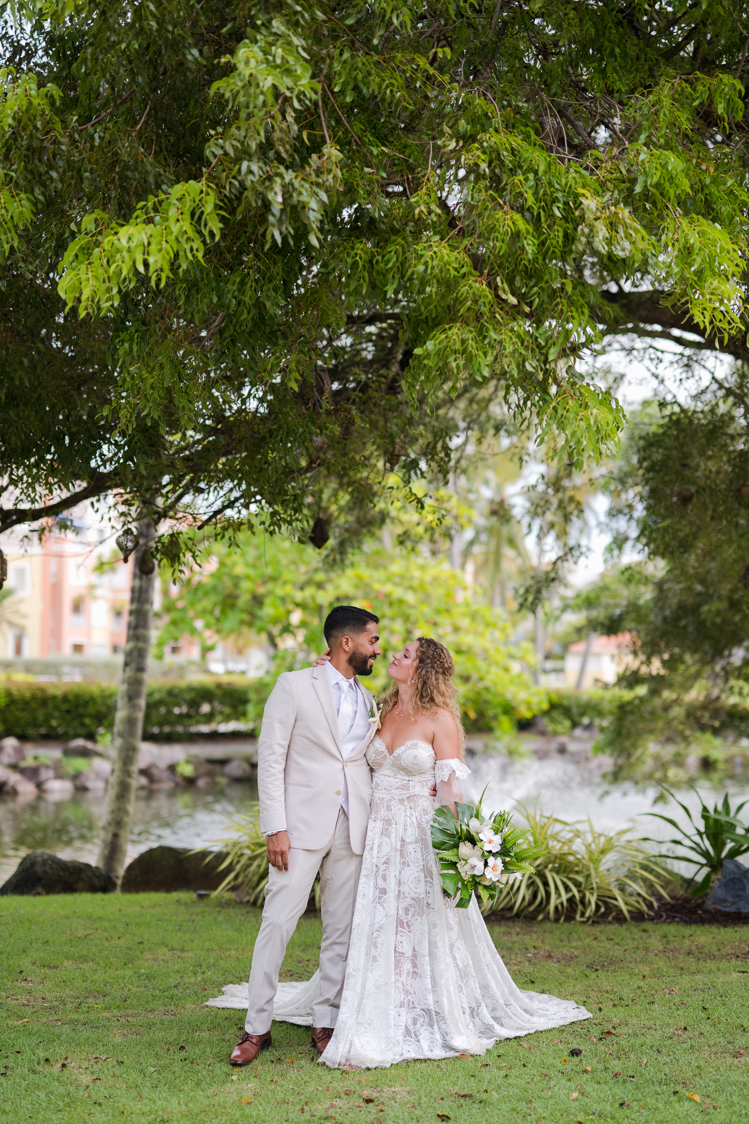 wedding photography at Wyndham Palmas Beach and Golf Resort, Humacao Puerto Rico