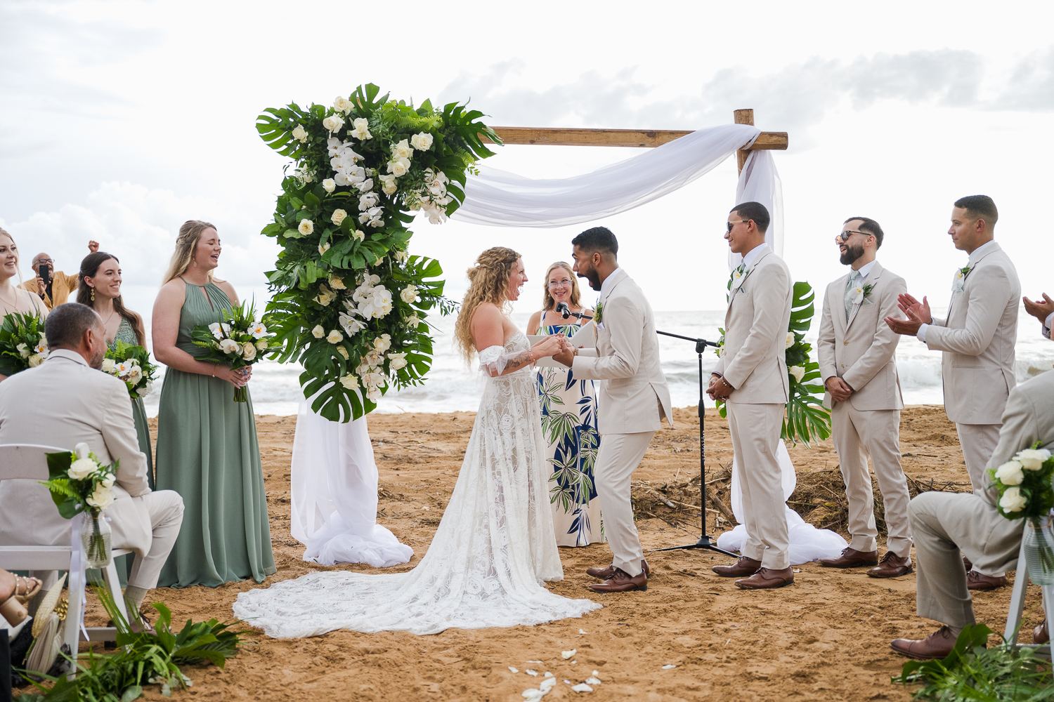 wedding photography at Wyndham Palmas Beach and Golf Resort, Humacao Puerto Rico