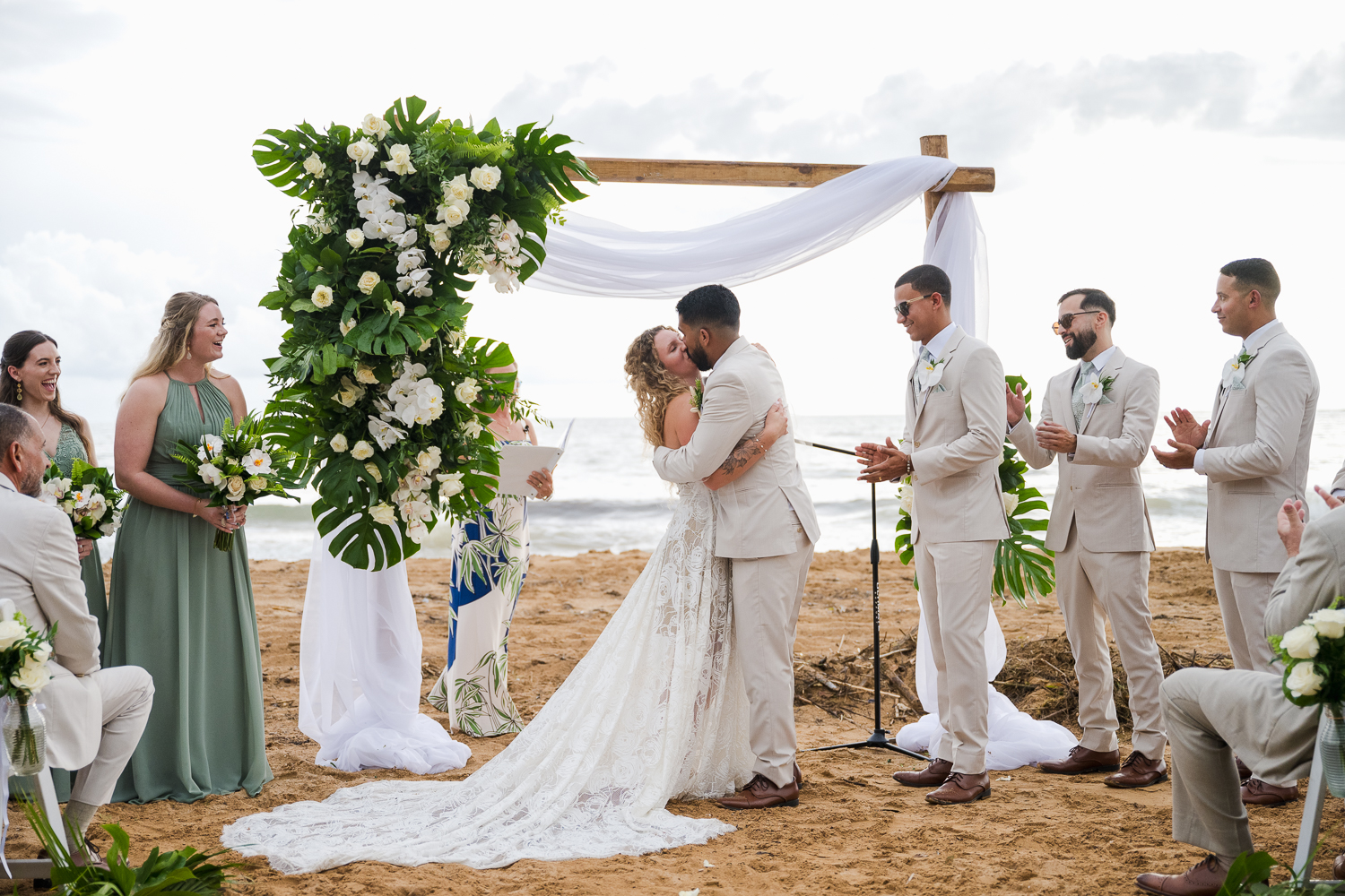 wedding photography at Wyndham Palmas Beach and Golf Resort, Humacao Puerto Rico