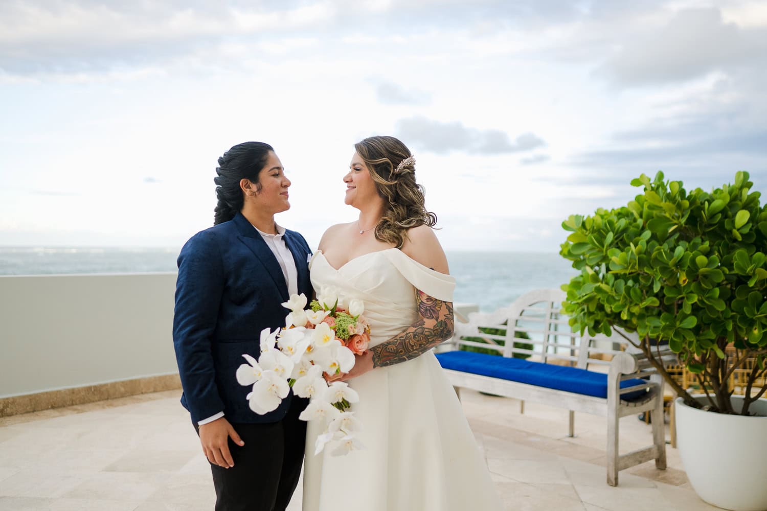 fotografia de bodas del mismo sexo en condado vanderbilt hotel puerto rico