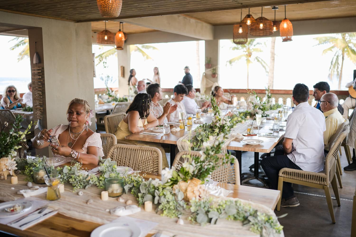 Small intimate beach wedding photography at La Pared Beach, in Luquillo Puerto Rico