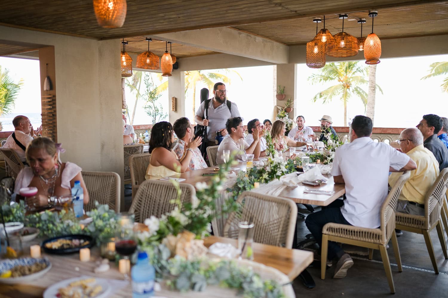 Small intimate beach wedding photography at La Pared Beach, in Luquillo Puerto Rico