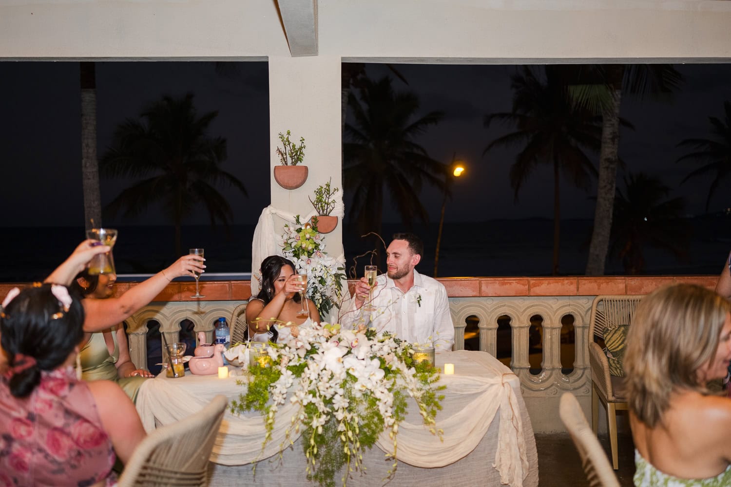 Small intimate beach wedding photography at La Pared Beach, in Luquillo Puerto Rico