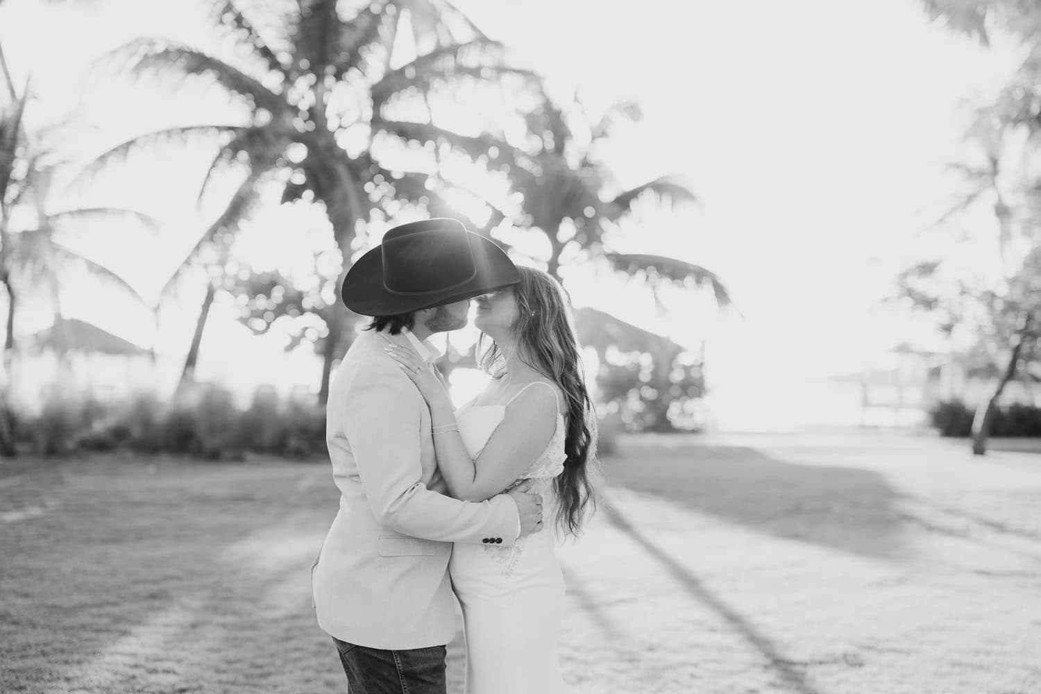 wedding photography overwater beach bungalow at copamarina beach resort