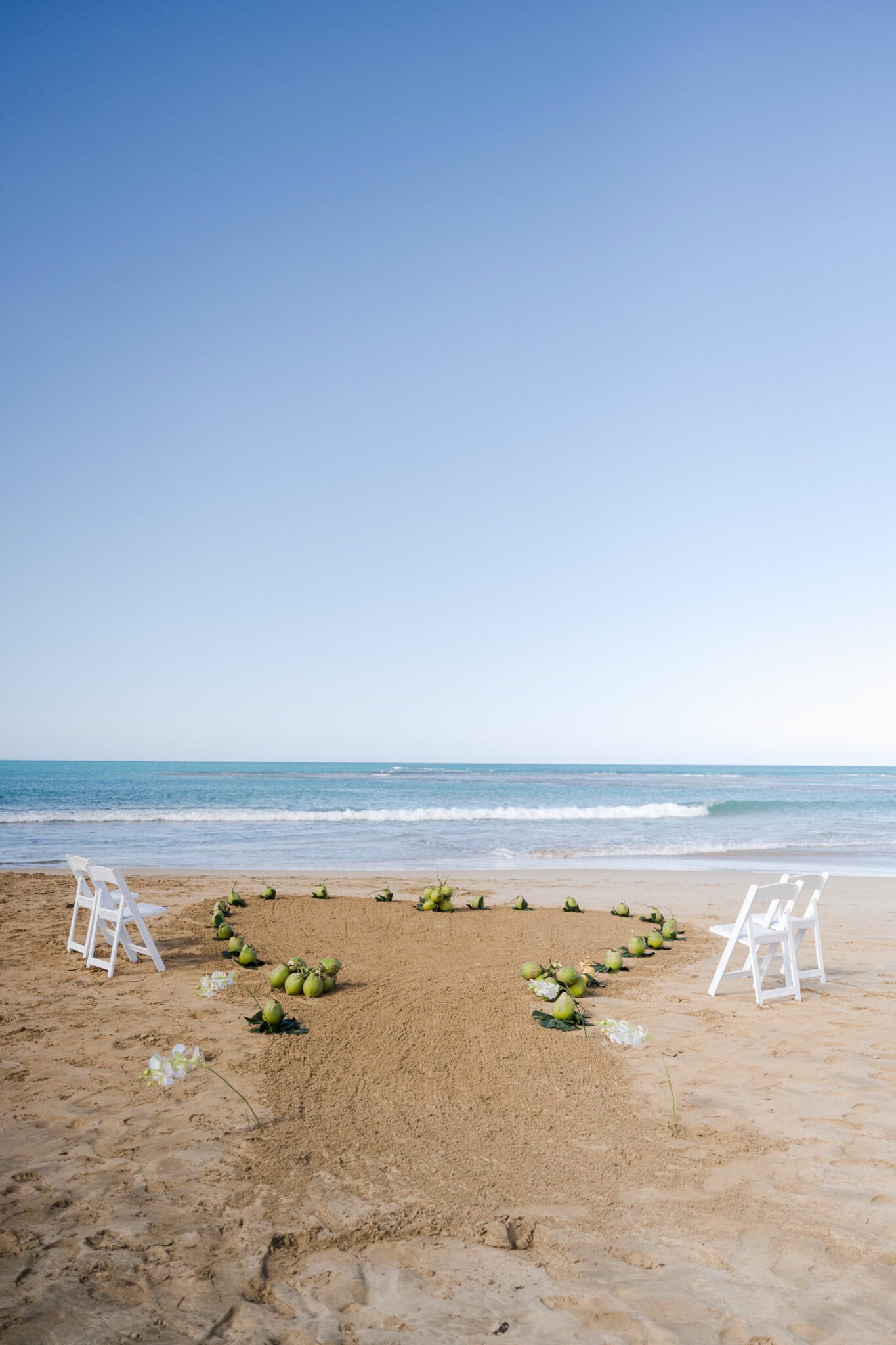 Small intimate beach wedding photography at La Pared Beach, in Luquillo Puerto Rico