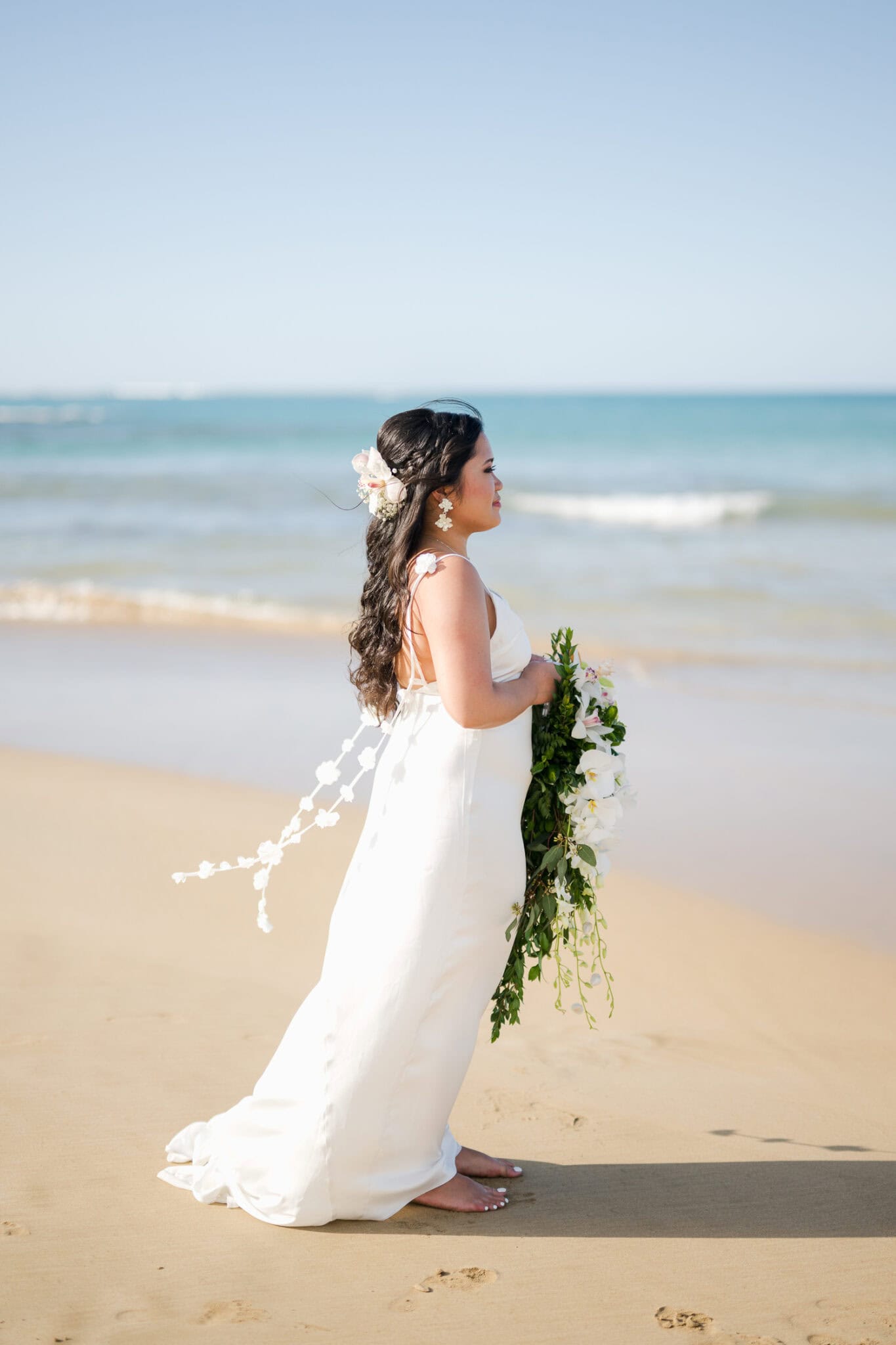 Small intimate beach wedding photography at La Pared Beach, in Luquillo Puerto Rico