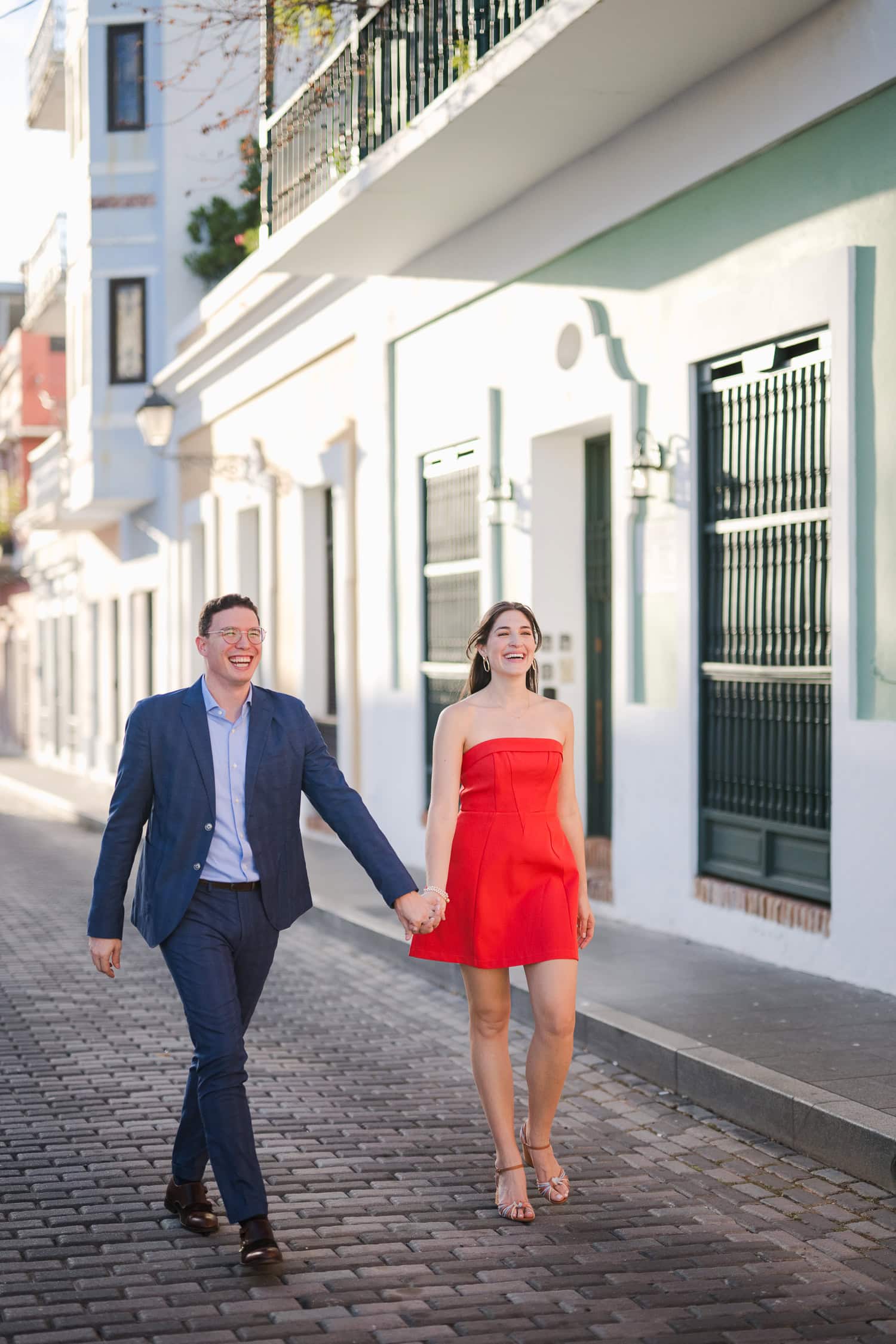 Romantic Engagement Couple Photography in Old San Juan, Puerto Rico A sunset love story through the cobblestone streets and colorful buildings of Old San Juan, perfect for couples visiting Puerto Rico or planning an engagement session.