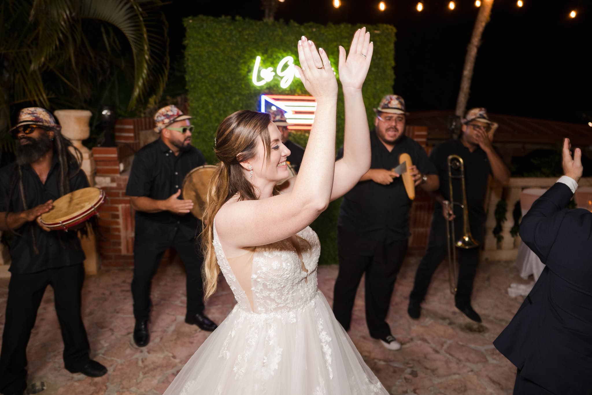 Wedding Reception at Hacienda Trinity in Cidra airbnb wedding venues in puerto rico hacienda trinity in cidra wedding photography