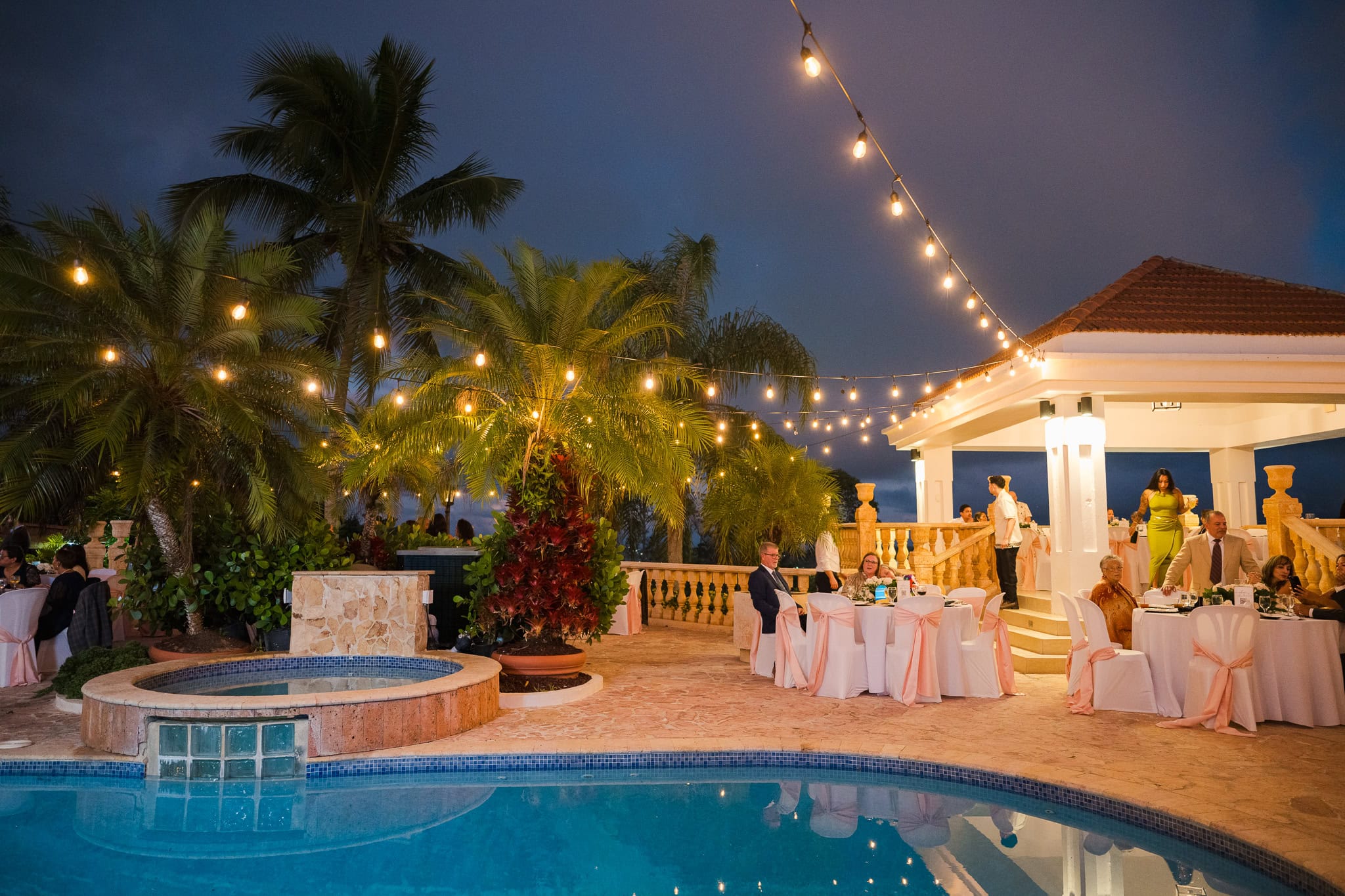Wedding Reception at Hacienda Trinity in Cidra airbnb wedding venues in puerto rico hacienda trinity in cidra wedding photography