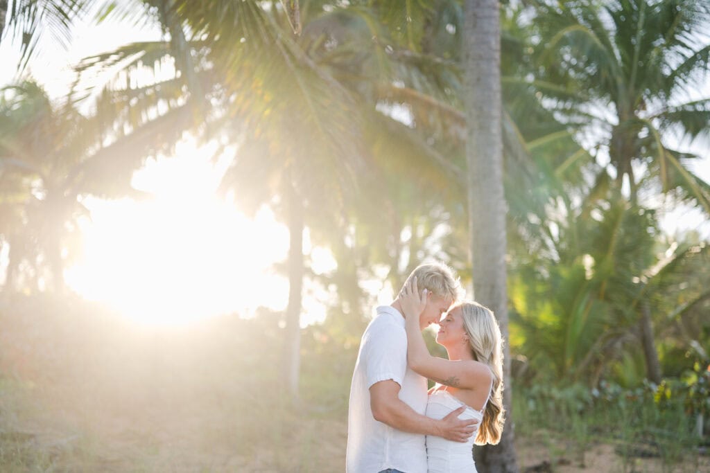 sunset beach vacation photos in aviones beach, loiza puerto rico