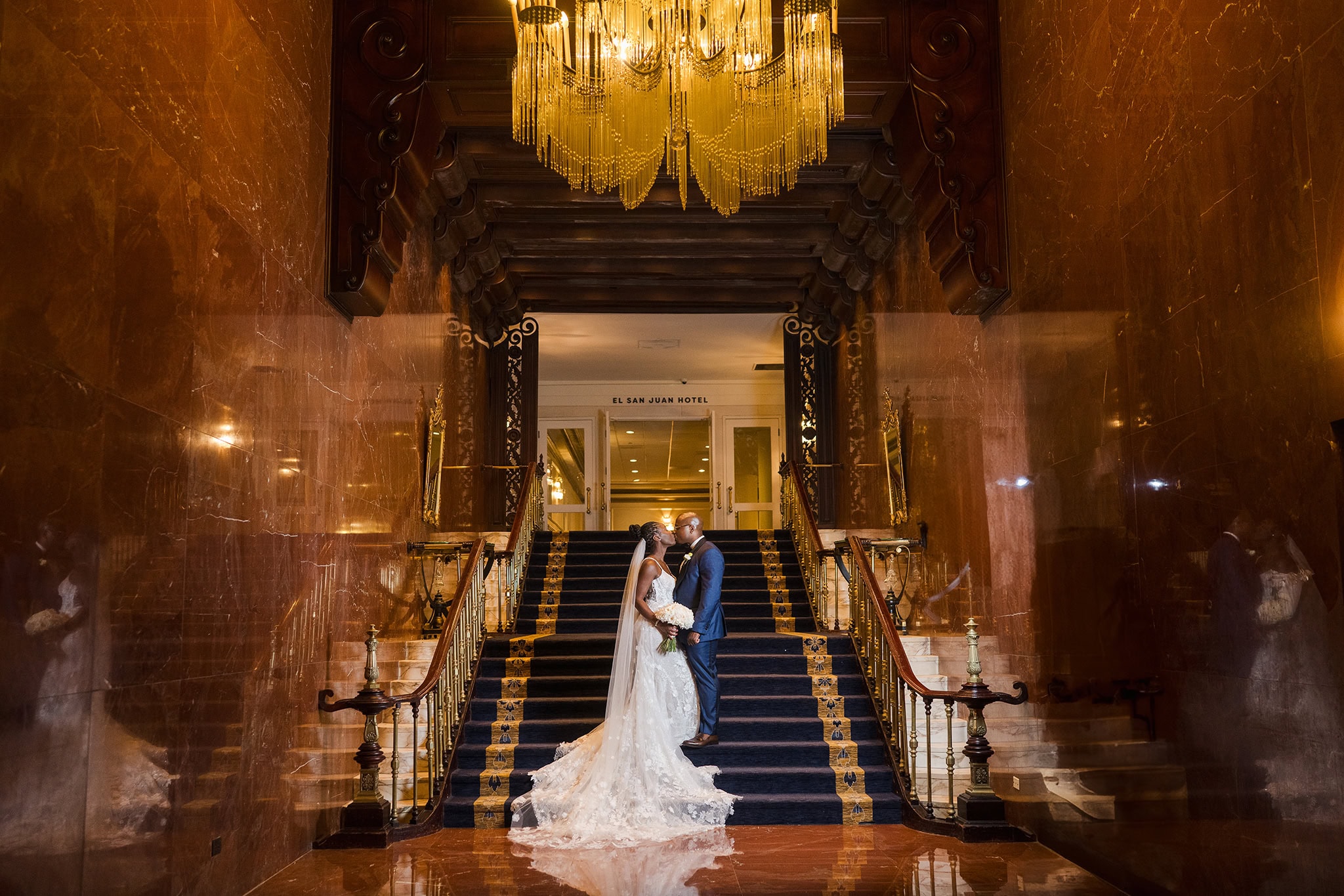black destination wedding puerto rico at fairmont el san juan hotel in isla verde puerto rico