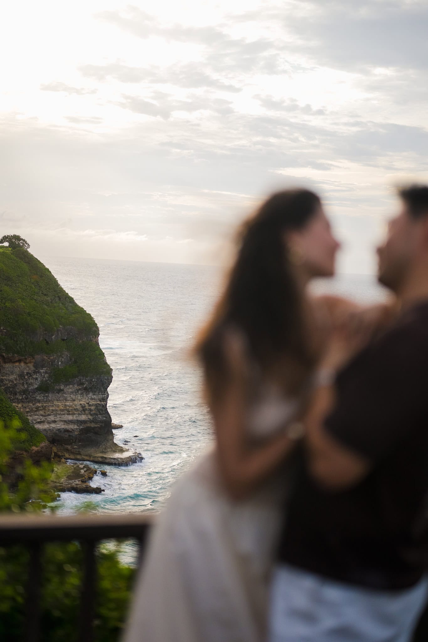 Surprise marriage proposal photography on private beach villa terrace at Royal Isabela Resort in Puerto Rico