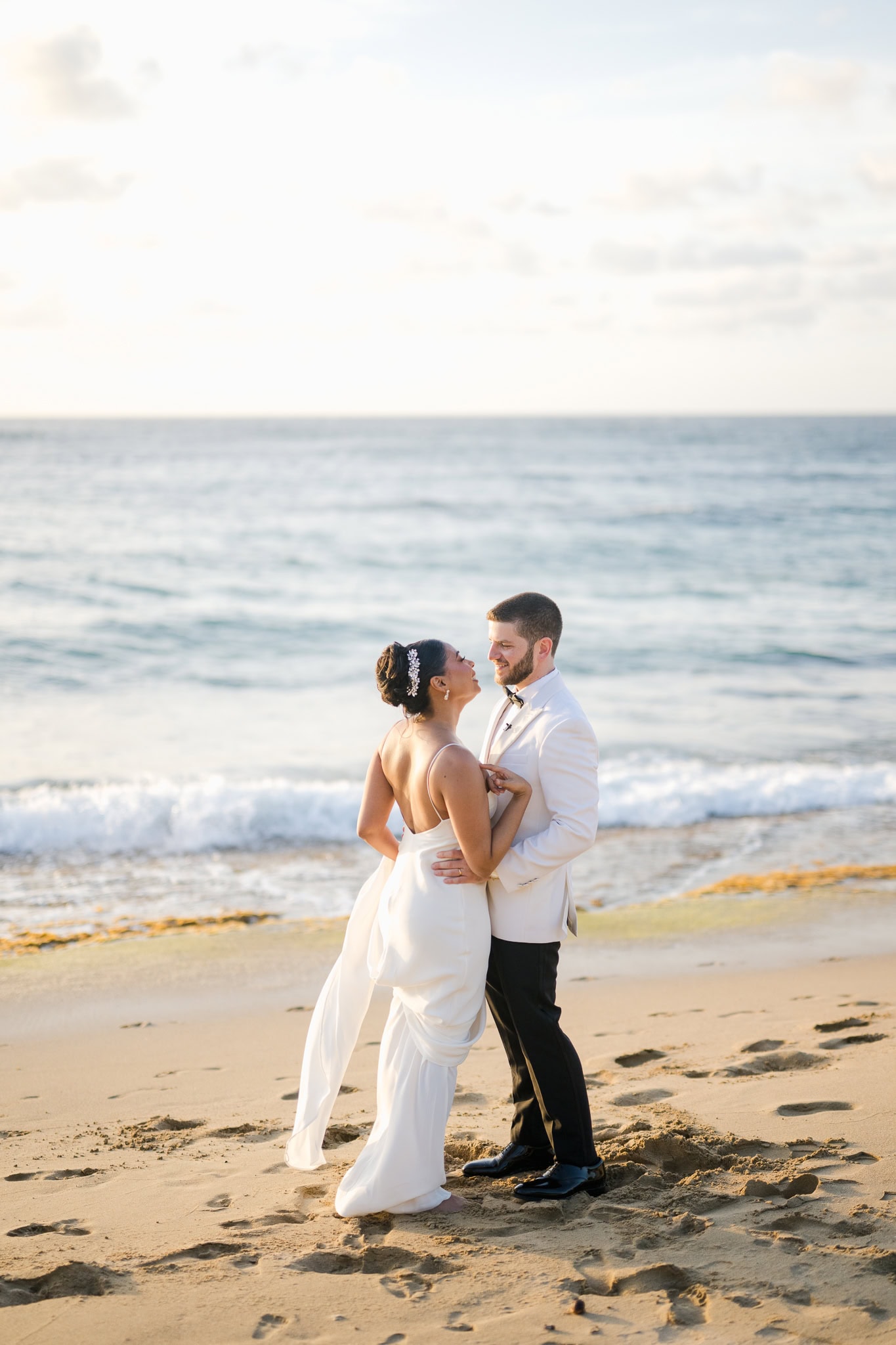 Villa Montana Beach Resort wedding ceremony by the gazebo in Puerto Rico