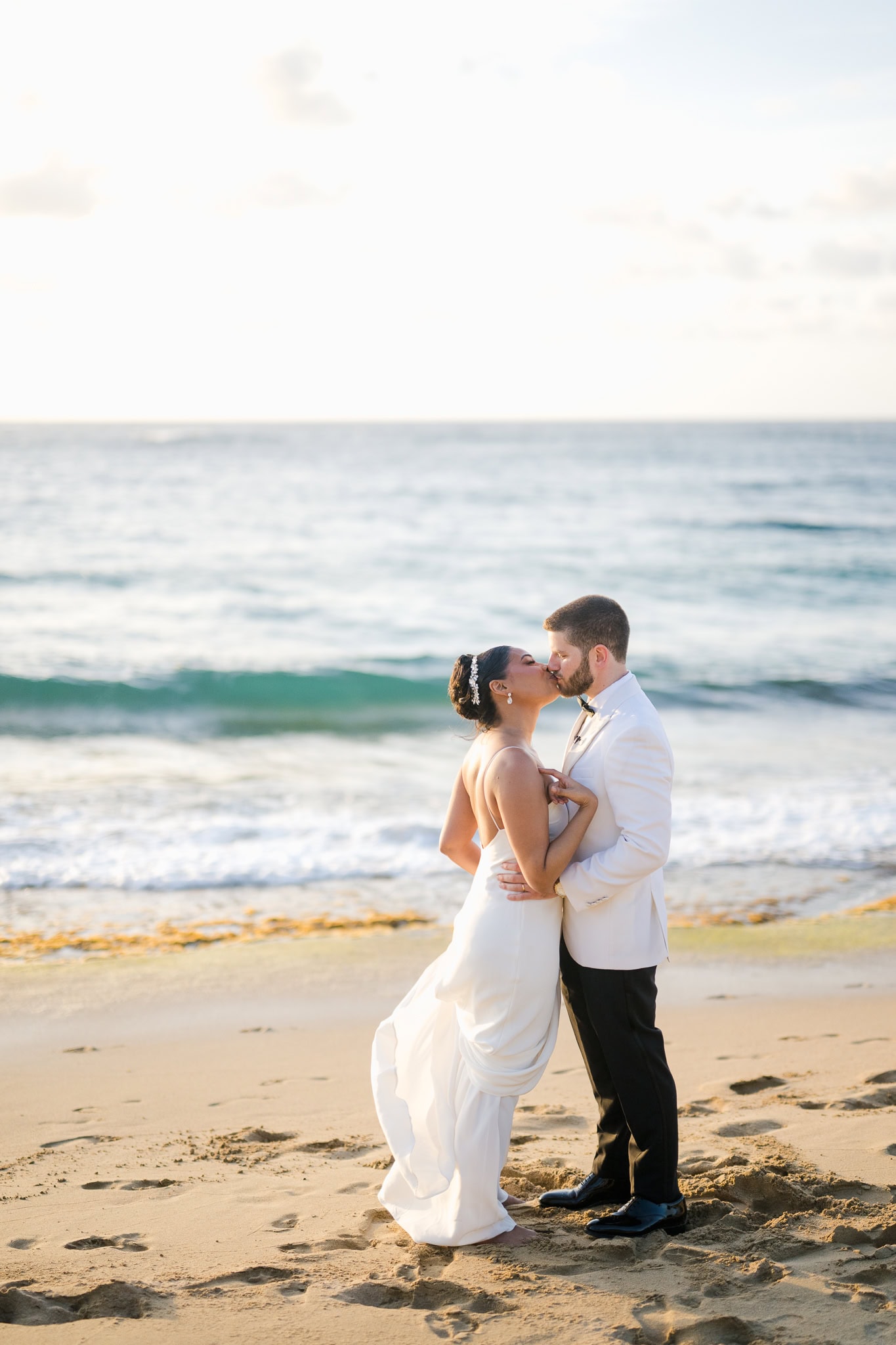 Villa Montana Beach Resort wedding ceremony by the gazebo in Puerto Rico