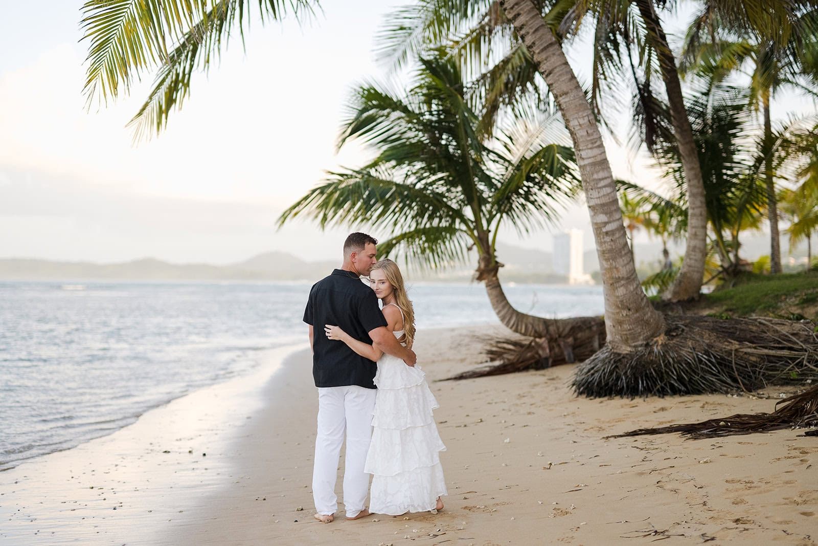 surprise proposal photography and engagement session in luquillo beach puerto rico