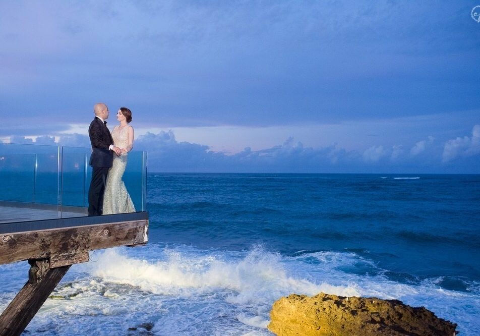 Wedding photos at Condado Vanderbilt Hotel in Puerto Rico by destination wedding photographer Camille Fontanez