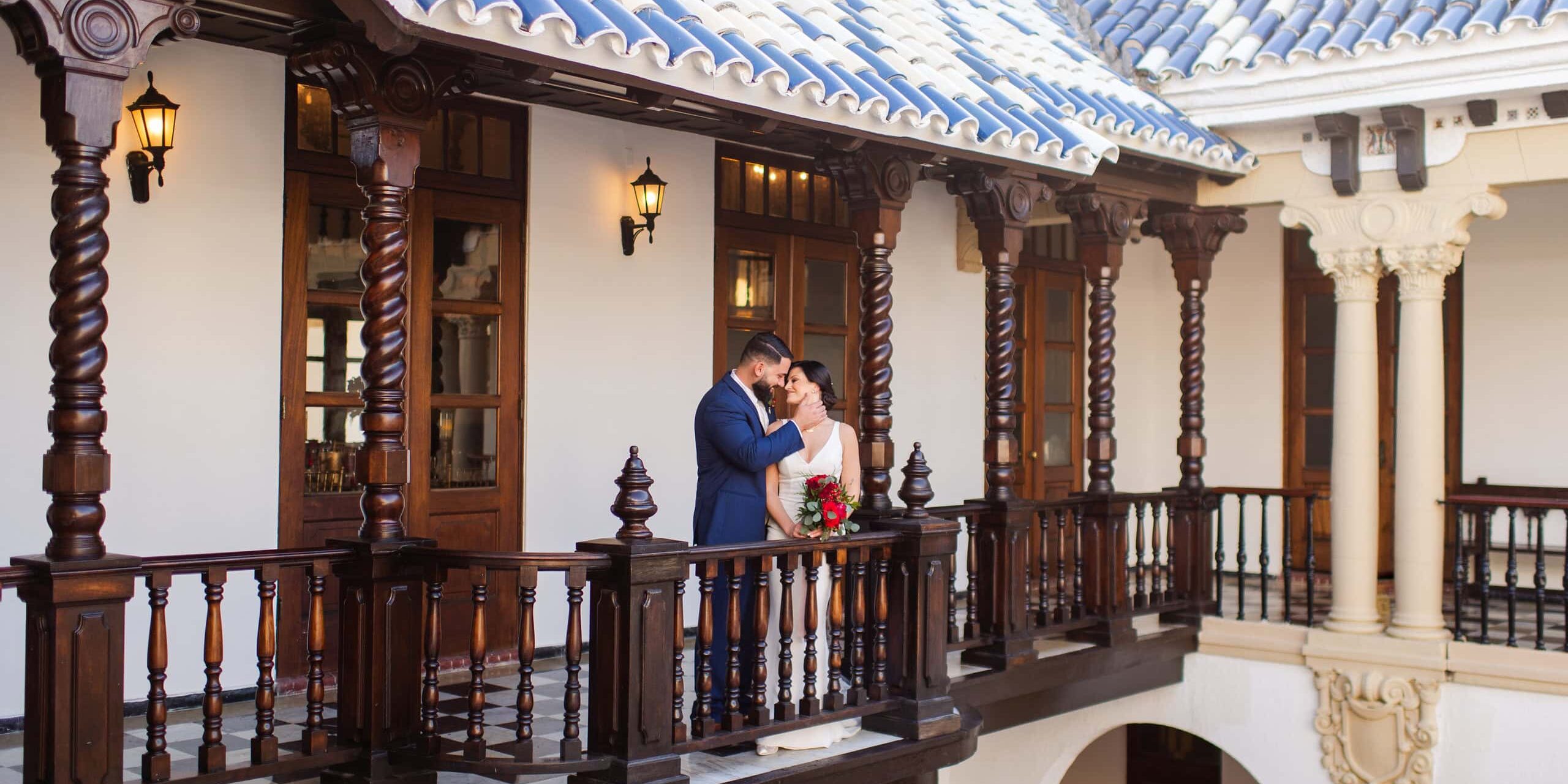 wedding photography in casa de espana in san juan puerto rico