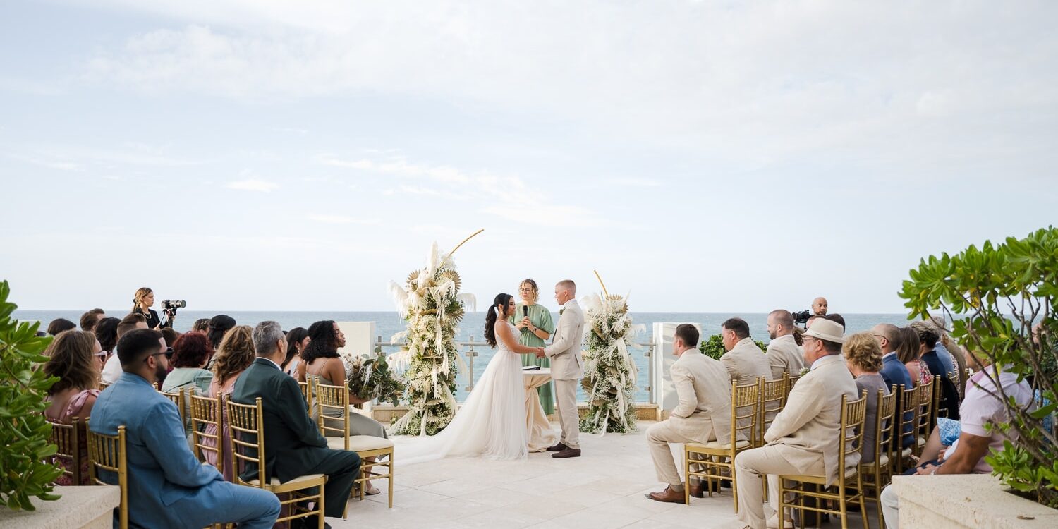 destination wedding photography in Condado Vanderbilt Hotel by Puerto Rico photographer Camille Fontz east veranda west