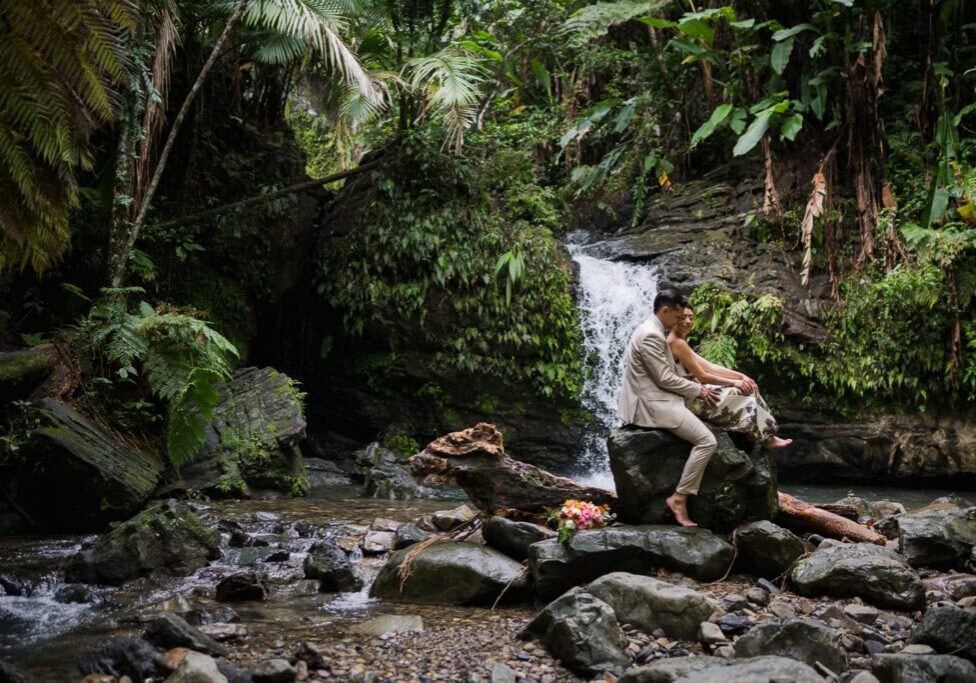 rainforest wedding photographer puerto rico el yunque national forest elopement photography