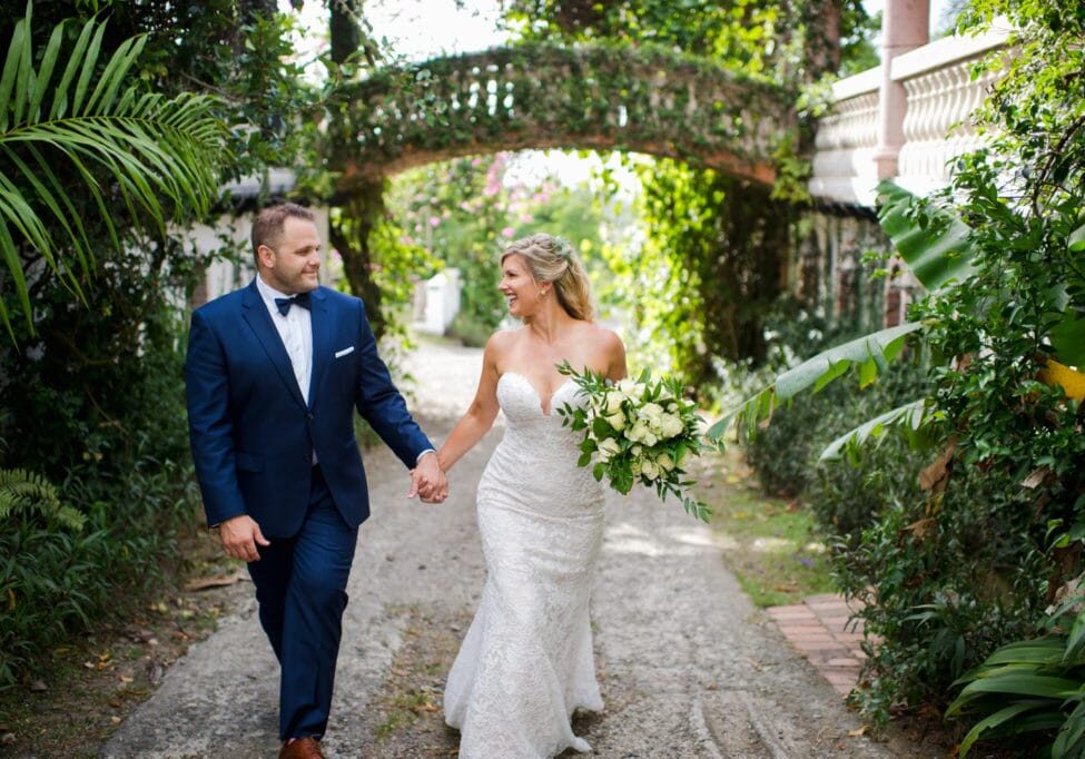 newlywed photos at hacienda siesta alegre by Puerto Rico wedding photographer