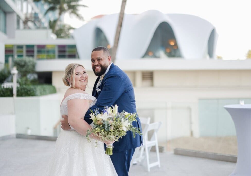 Beautiful newlywed photography at Hotel La Concha Wedding in Puerto Rico