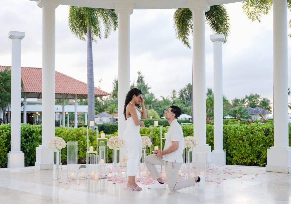 marriage proposal photography at the Hyatt Regency Grand Reserve in Puerto Rico